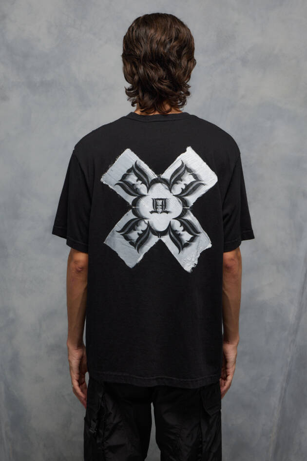 LABEL99 REMERA BRUSH CROSS