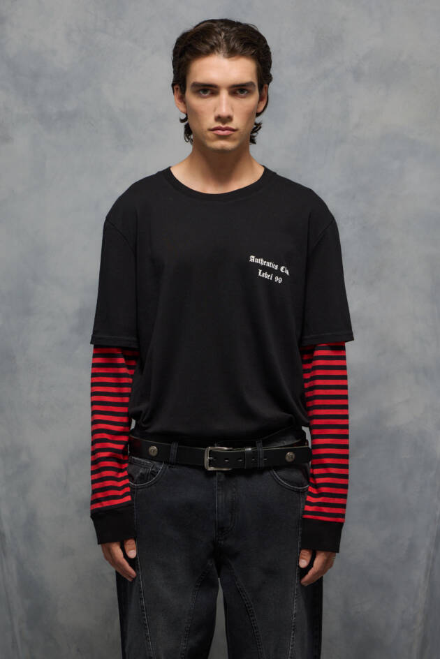 LABEL99 REMERA AUTHENTICS STRIPES