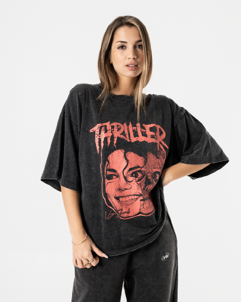 VIEJASCUL REMERA OVERSIZE THRILLER II WASHED