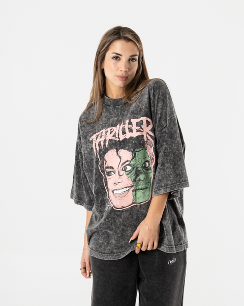 VIEJASCUL REMERA BOXY THRILLER WASHED