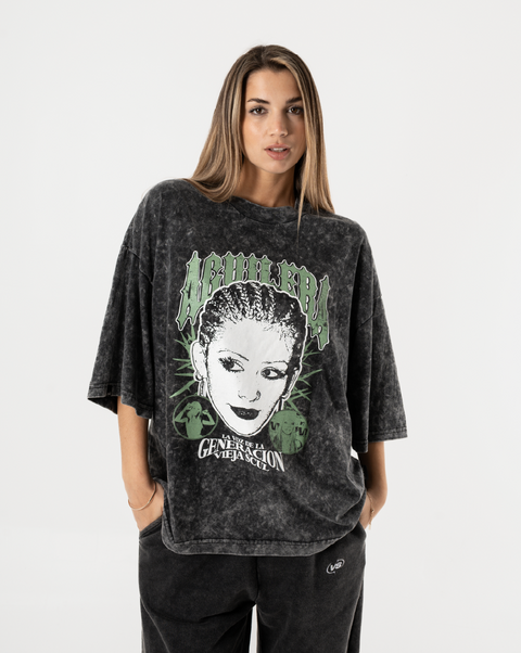 VIEJASCUL REMERA BOXY AGUILERA WASHED