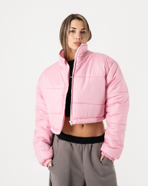 VIEJASCUL PUFFER CROP ROSE