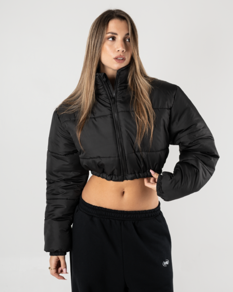 VIEJASCUL PUFFER CROP BLACK