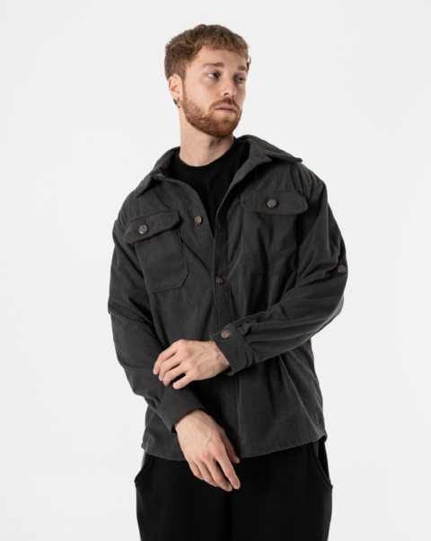 VIEJASCUL CAMISACO CORDEROY GRIS