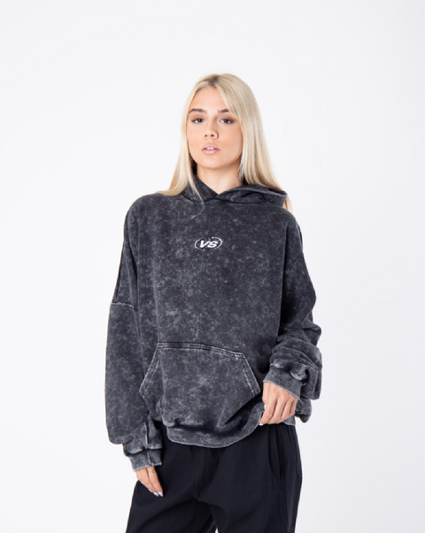 VIEJASCUL MAXI BUZO CIRCLE LOGO WASHED