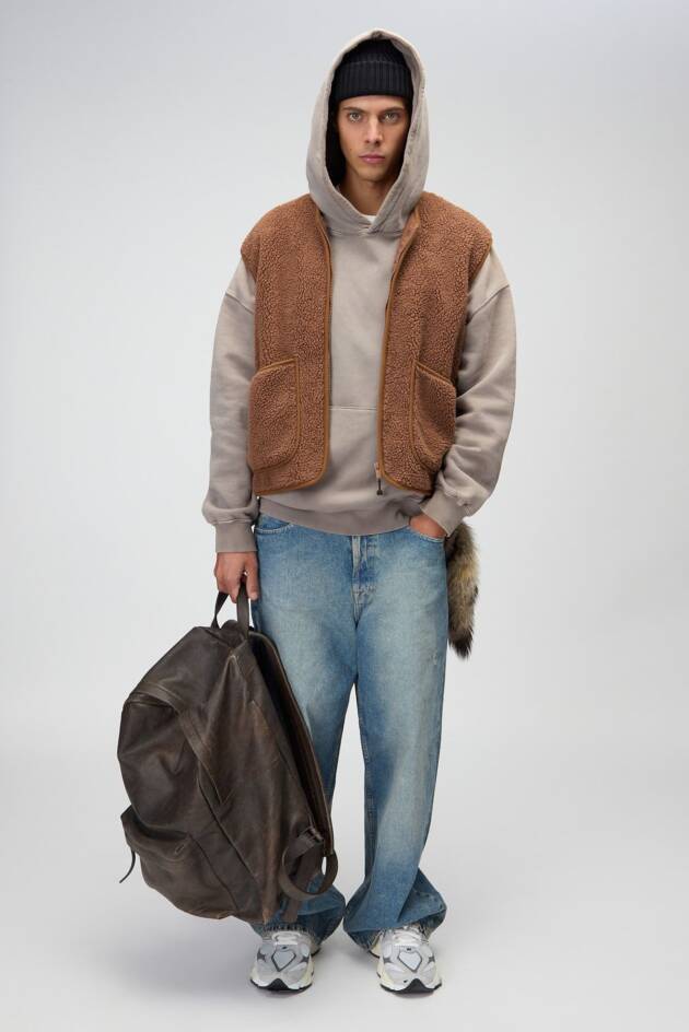 BOWEN PLAIN FUR VEST