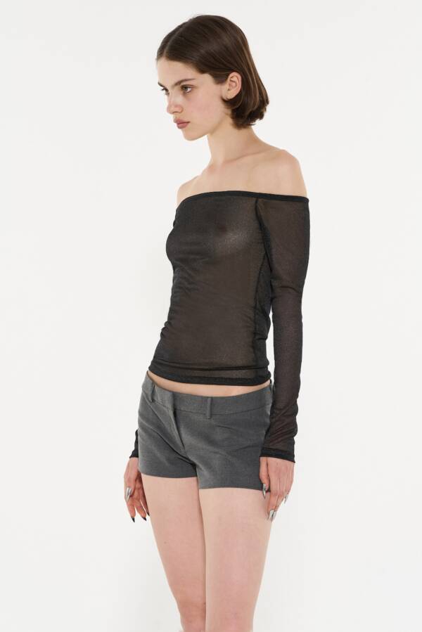 AY NOT DEAD TOP OFF SHOULDER SHEER - Image 2