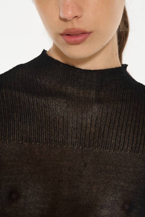 AY NOT DEAD TOP KNITTED SHEER - Image 2