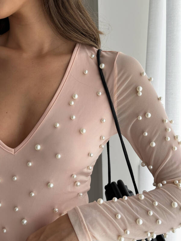 MARIA ANTONIETA BODYSUIT PERLAS MICROTUL IMPORTADO - Image 2