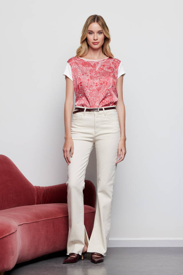 TUCCI TOP CM FLOWER LACE