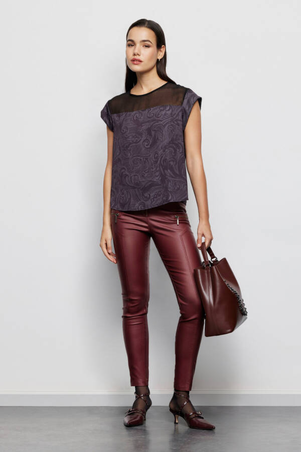 TUCCI TOP CM NEW MOSS PRINT