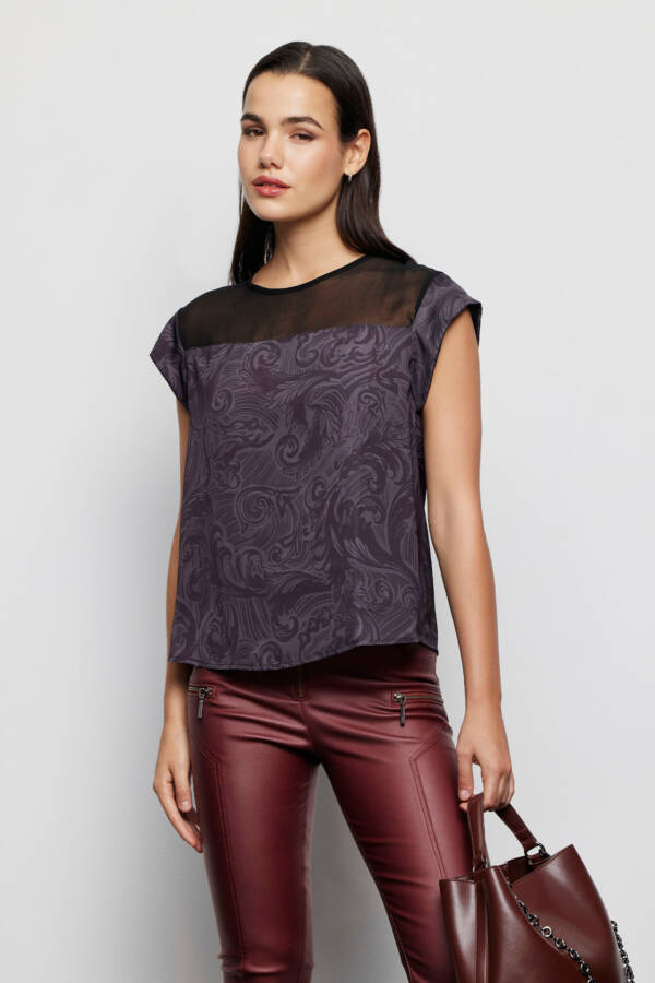 TUCCI TOP CM NEW MOSS PRINT - Image 2