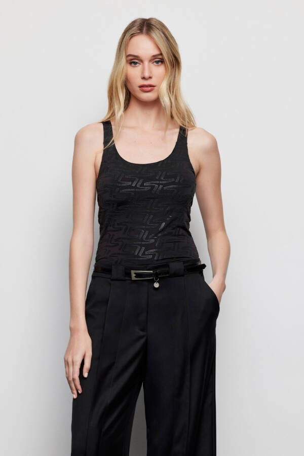 TUCCI TOP MONOGRAM DOTS - Image 3