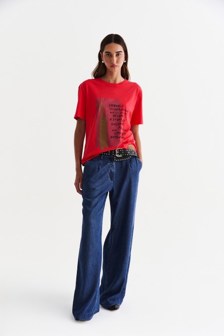 VESNA REMERA DIANA EMBRACE ROJO