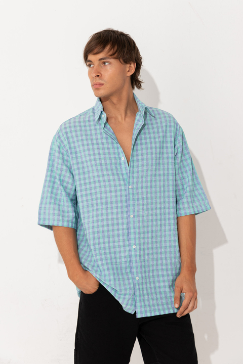 MANKI CAMISA OS ARA AZUL