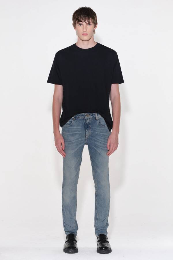 AY NOT DEAD SLIM WASHED BLUE