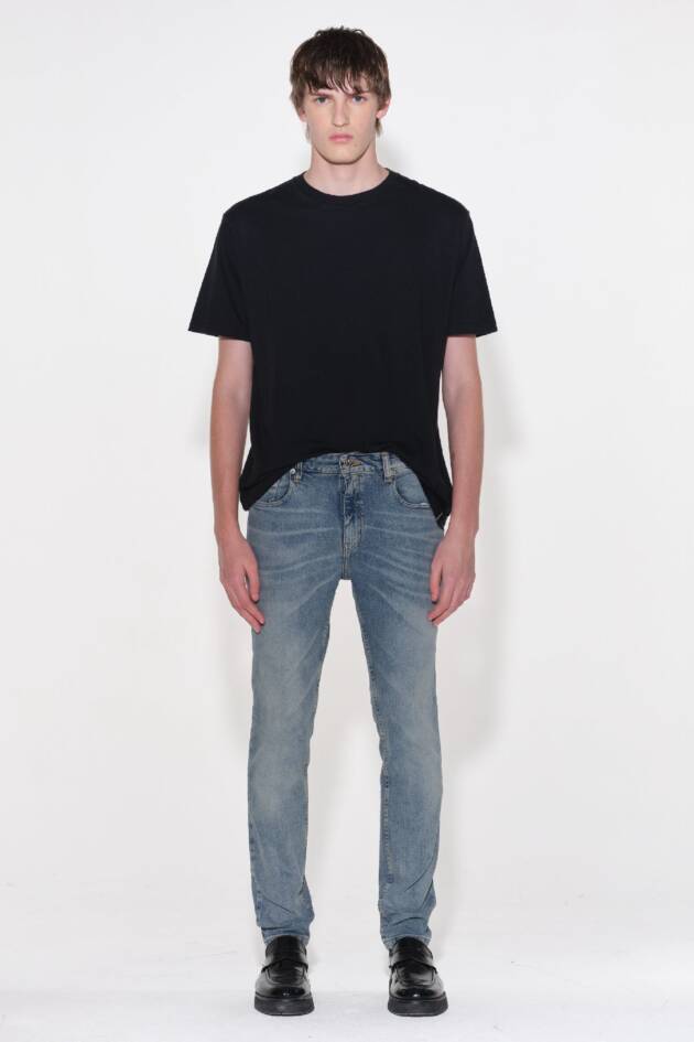 AY NOT DEAD SLIM WASHED BLUE