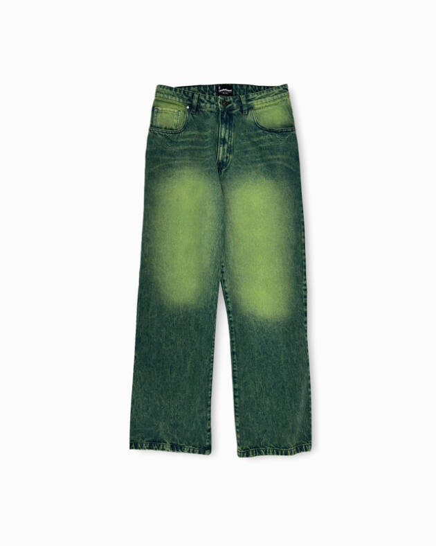 UNDEFINED GREEN TINTED DENIM