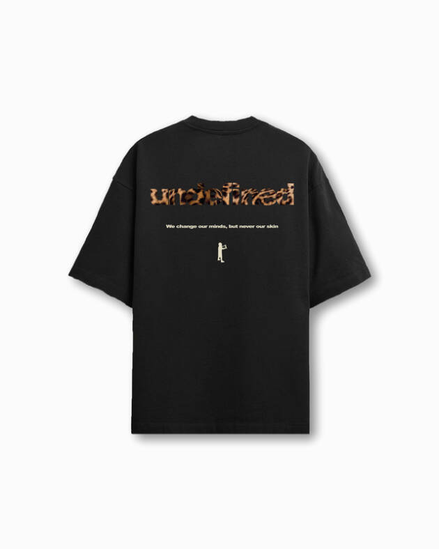 UNDEFINED REMERA HUMAN PRINT - BLACK