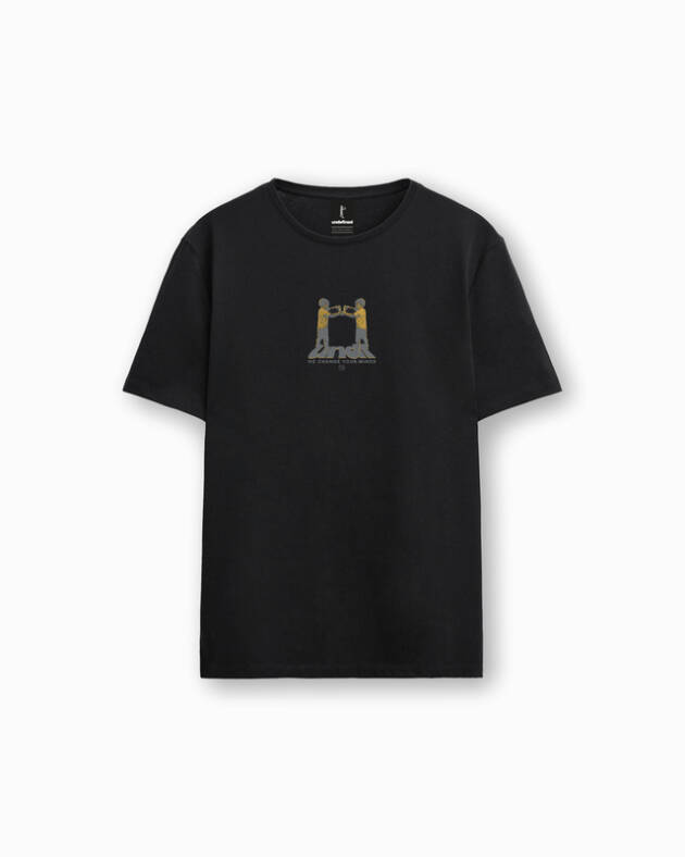 UNDEFINED REMERA TWIN VIBES - BLACK