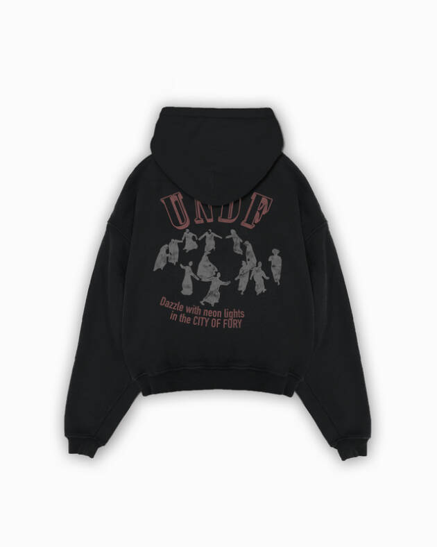 UNDEFINED HOODIE FURY - BLACK