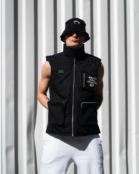 VIEJASCUL CHALECO CARGO CHINESE BLACK