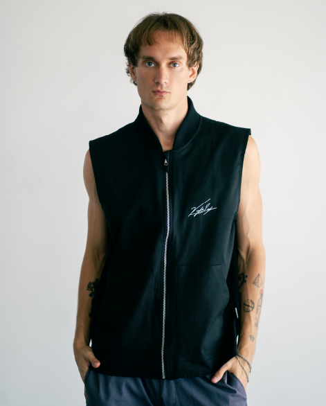 VIEJASCUL SIGNATURE CHALECO GABARDINA BLACK