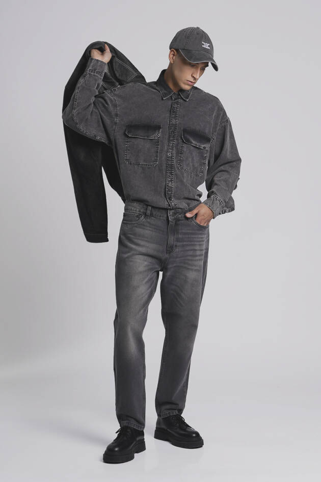 BATUK PANTALÓN DENIM DIFERENCIADO CURLY