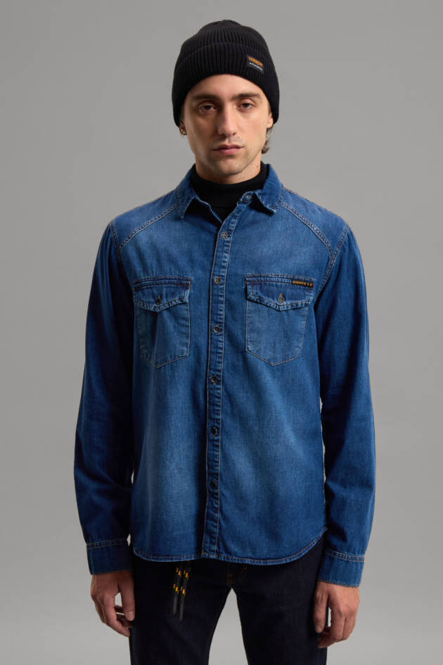 HERENCIA CAMISA PILOT MID BLUE