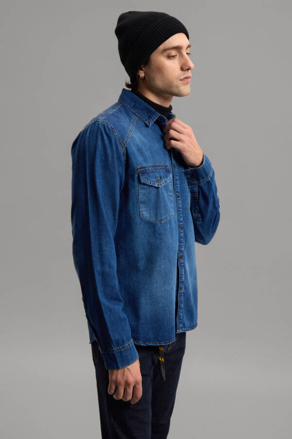 HERENCIA CAMISA PILOT MID BLUE - Image 4