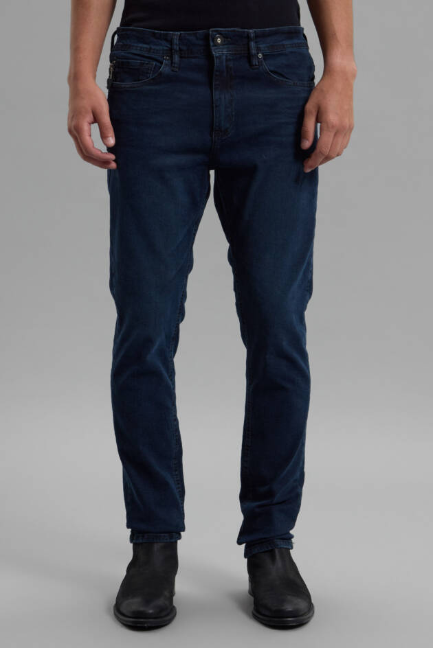 HERENCIA JEANS ZIPPER BLUE BLACK