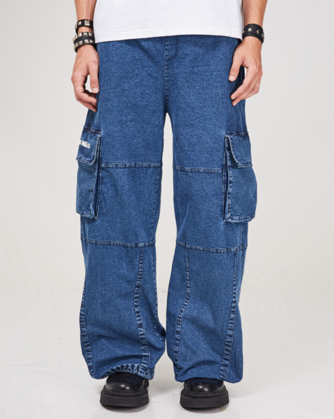 KING OF THE KONGO PANT CUT WASH DENIM