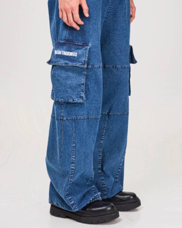KING OF THE KONGO PANT CUT WASH DENIM - Image 3