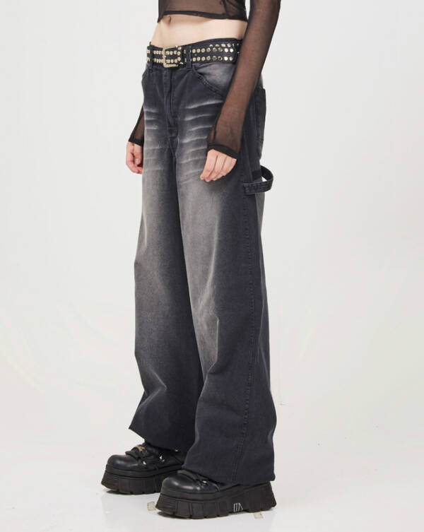 KING OF THE KONGO BAGGY CARPENTER BLACK - Image 3