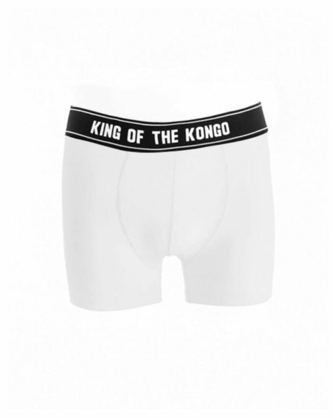 KING OF THE KONGO BOXER STRIPES WHITE