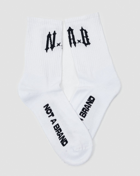 KING OF THE KONGO NAB SOCKS WHITE