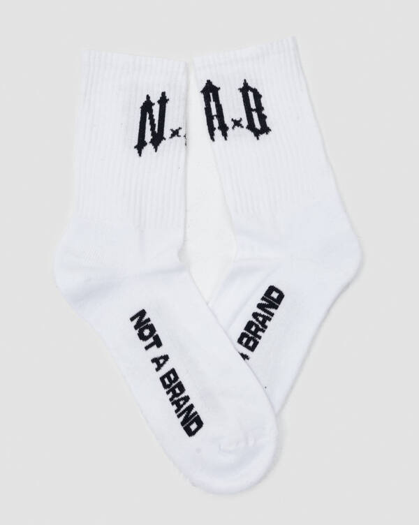KING OF THE KONGO NAB SOCKS WHITE - Image 2