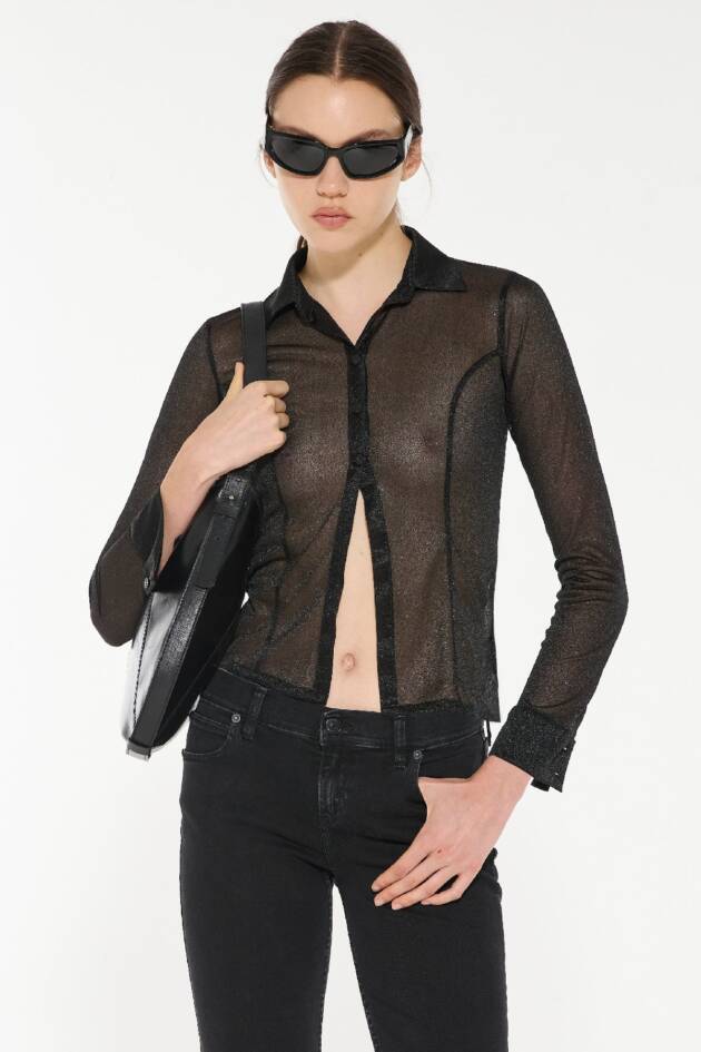 AY NOT DEAD CAMISA SHEER