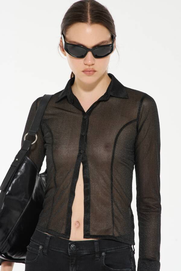 AY NOT DEAD CAMISA SHEER - Image 2