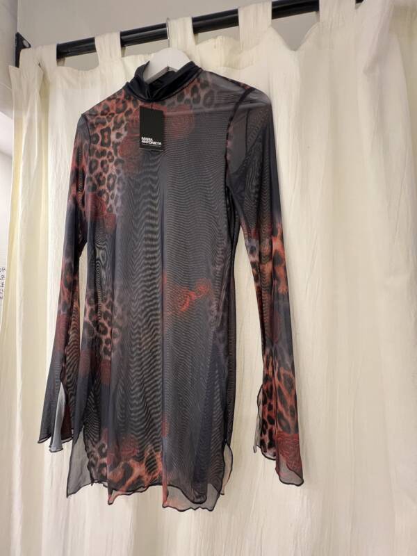 MARIA ANTONIETA VESTIDO SIENA NIGHT MICROTUL IMPORTADO