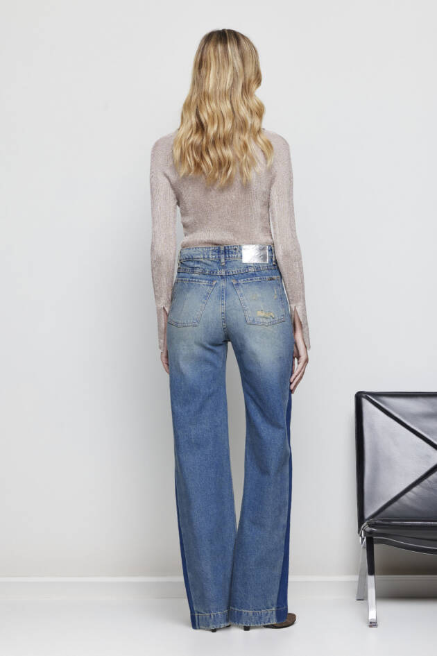 TUCCI PANTALON WIDE LEG VICTORY BLUE