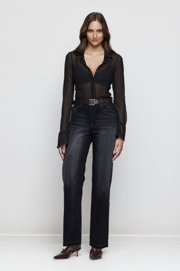 TUCCI PANTALON ROMA INTENSE BLACK - Image 3