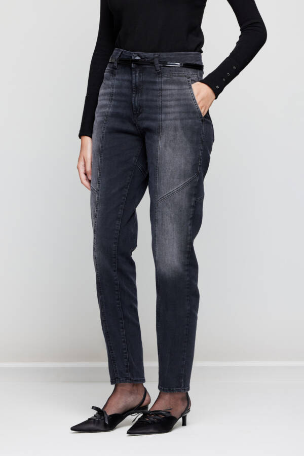 TUCCI PANTALÓN FRANCES BLACK SHINE - Image 4