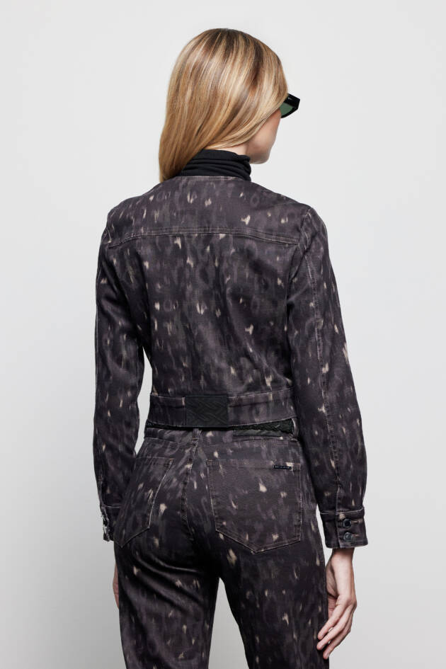 TUCCI CHAQUETA COCO GREEN PRINT