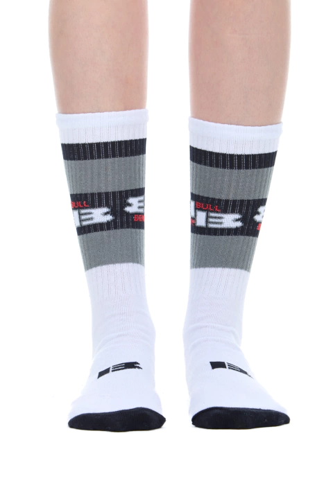 BULLBENNY MEDIAS [ STRIPED ] BLANCO