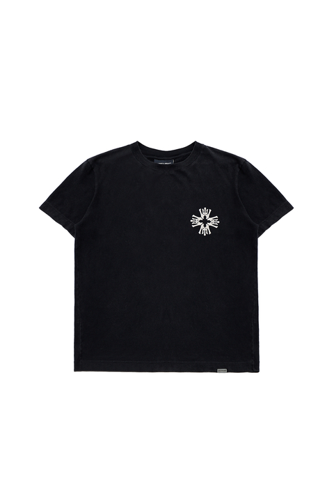 HARVEY WILLYS REMERA TRASHER TRIBAL BLACK