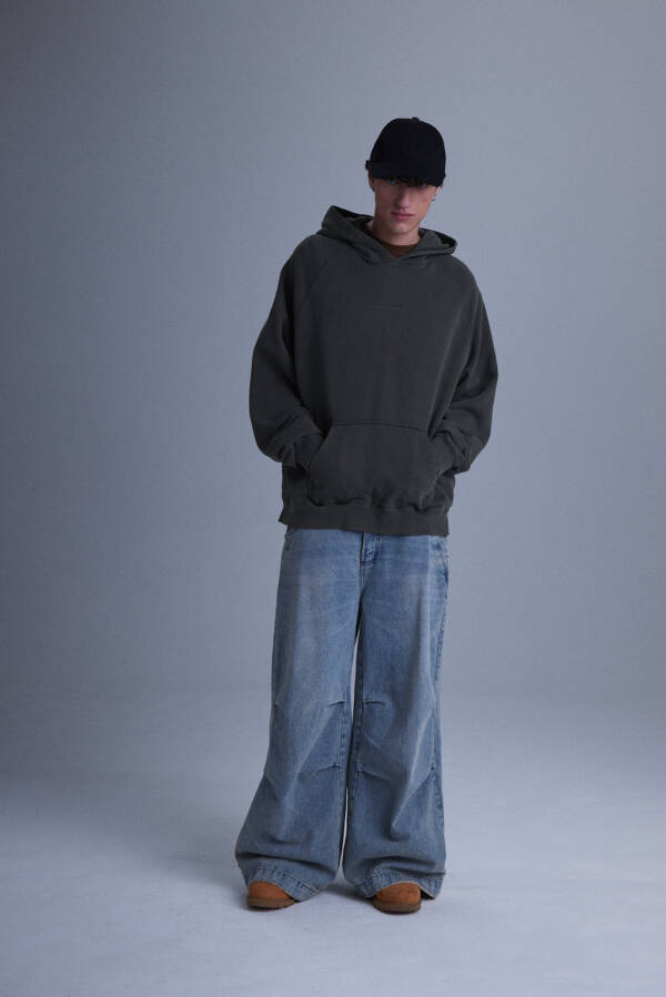 HARVEY WILLYS HOODIE BIG LOGO FOREST - Image 2