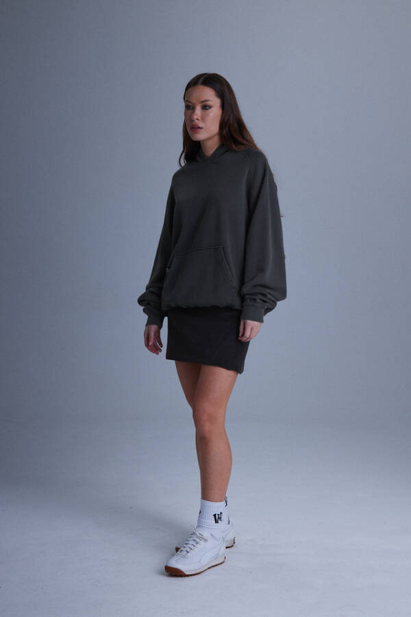HARVEY WILLYS HOODIE BIG LOGO FOREST - Image 5