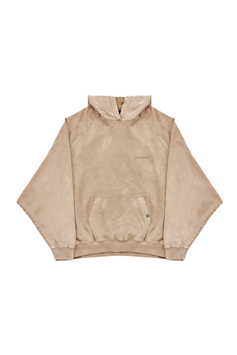 HARVEY WILLYS HOODIE BOXY SUNSETSTRIP BEIGE