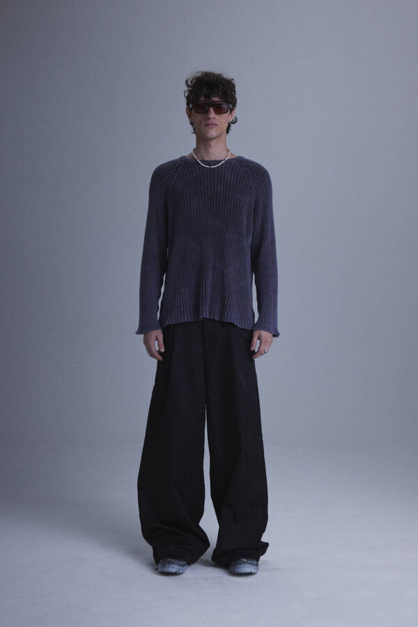 HARVEY WILLYS SWEATER RAGLAN ACID PURPLE - Image 2